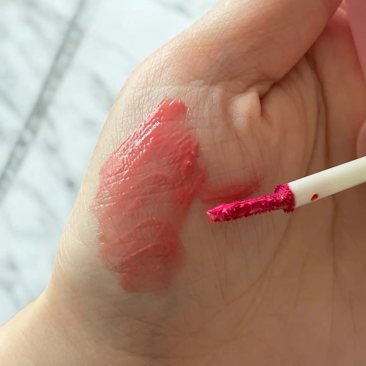 ポッピングバルーンティント/Laka/リップティントを使ったクチコミ(2枚目)