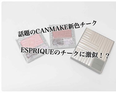 🌼CANMAKE話題の新色チークと、ESPRIQUEのチークが激似！？🌼




本日1月1日に、CANMAKEのパウダーチークスから新色のPW41アンティークローズと、限定色のPW42シアーピーチが発