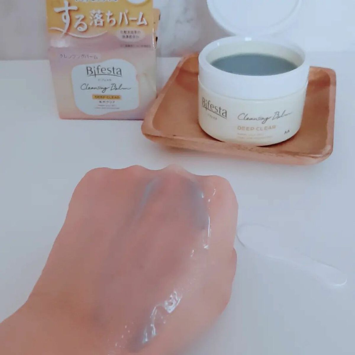 クレンジングバーム ディープクリア /ビフェスタ/クレンジングバームを使ったクチコミ(7枚目)