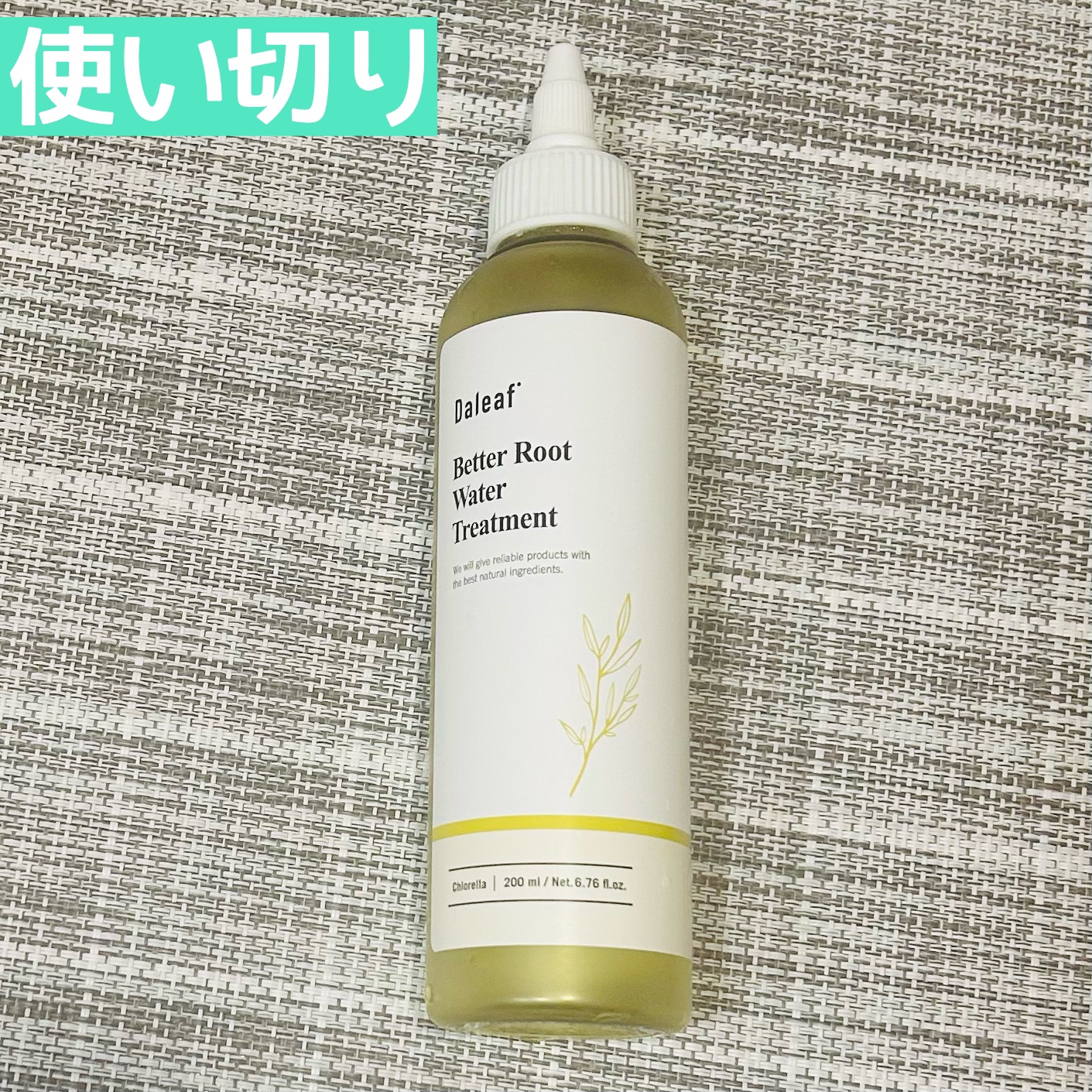 ベター ルートウォータートリートメント/Daleaf/洗い流すヘアトリートメントを使ったクチコミ（1枚目）