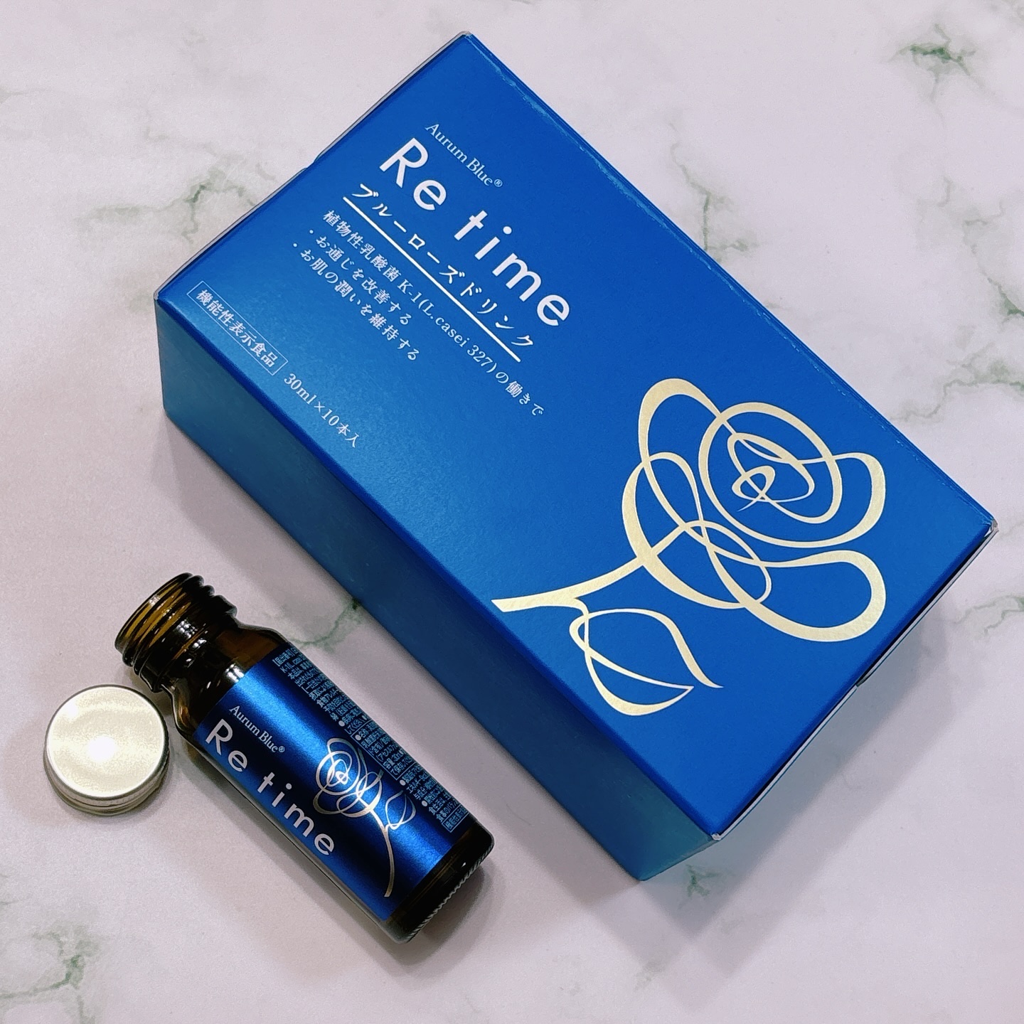 Re time ブルーローズドリンク/オーラムブルー/美容ドリンクを使ったクチコミ（3枚目）