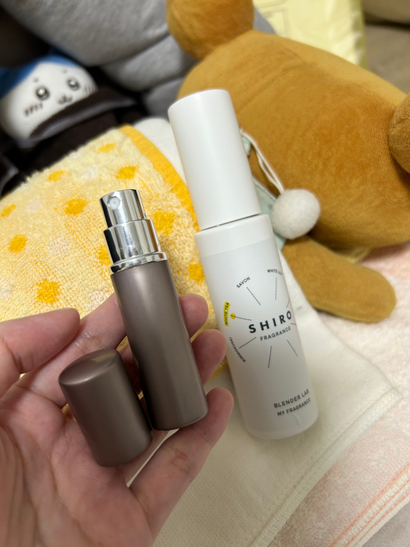 香水スプレー容器(水玉ストーン、5mL)/DAISO/香水(その他)を使ったクチコミ(1枚目)