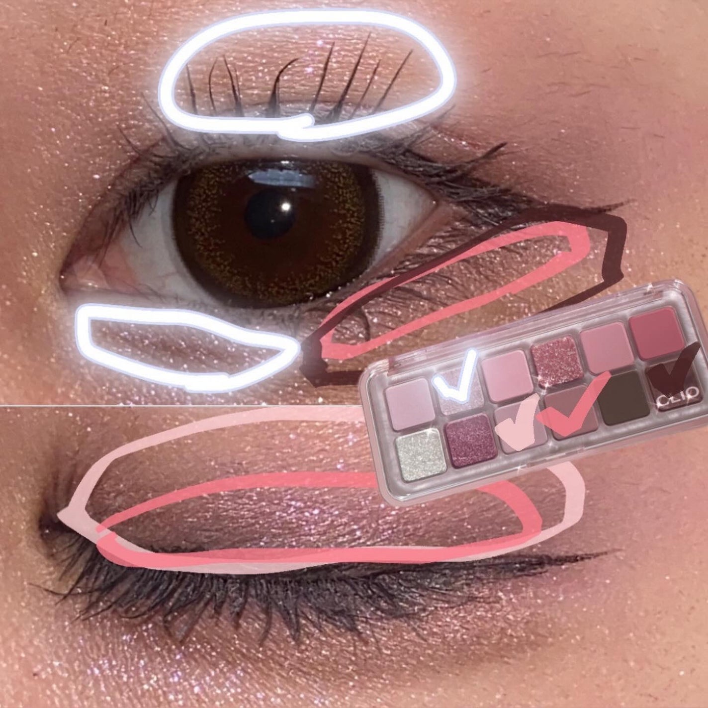 プロ アイ パレット エアー/CLIO/アイシャドウパレットを使ったクチコミ(6枚目)