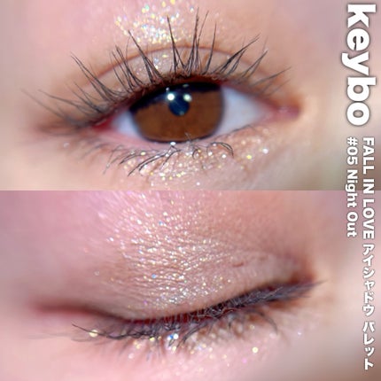 KEYBO FALL IN LOVE SHADOW PALETTE/keybo/アイシャドウパレットを使ったクチコミ(7枚目)