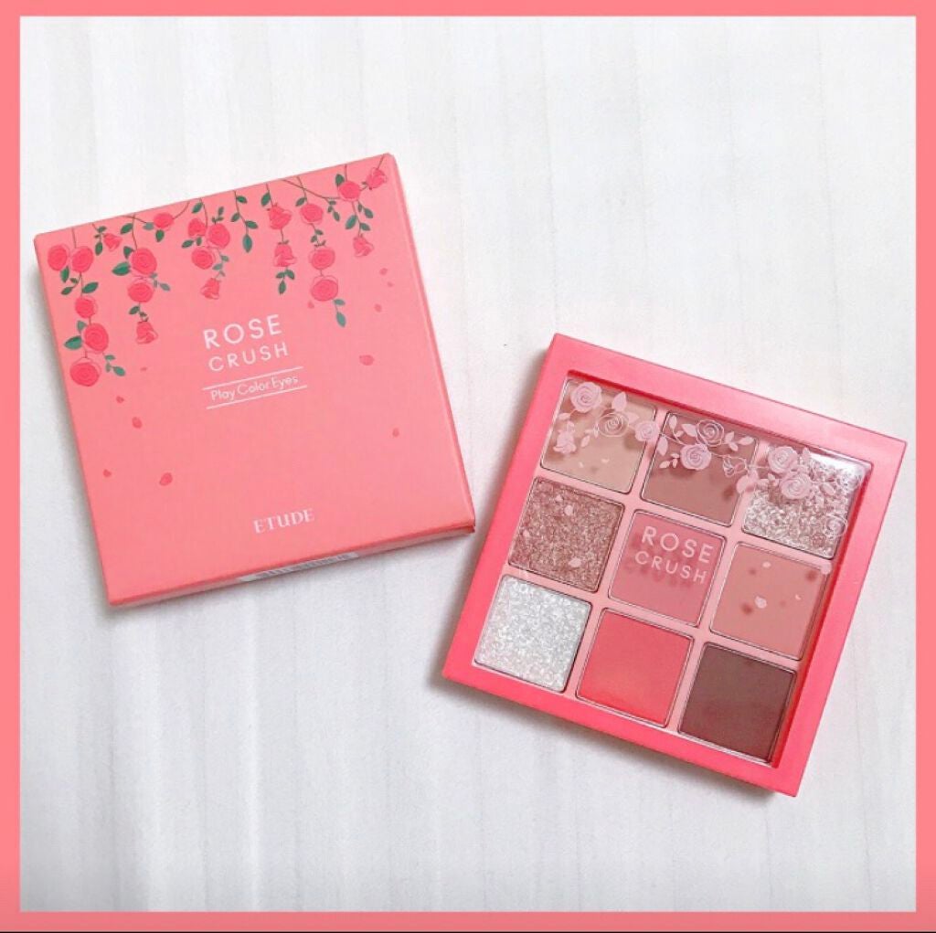 プレイカラーアイズ ローズクラッシュ/ETUDE/アイシャドウパレットを使ったクチコミ(2枚目)