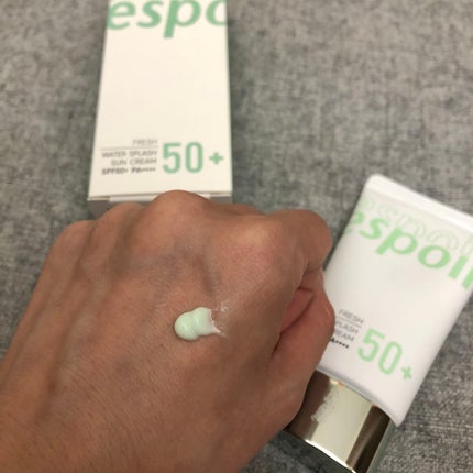 ウォータースプラッシュサンクリーム/espoir/日焼け止め・UVケアを使ったクチコミ(2枚目)