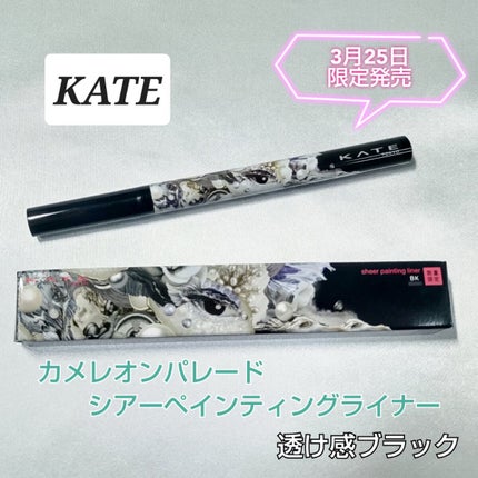 シアーペインティングライナー/KATE/リキッドアイライナーを使ったクチコミ(1枚目)