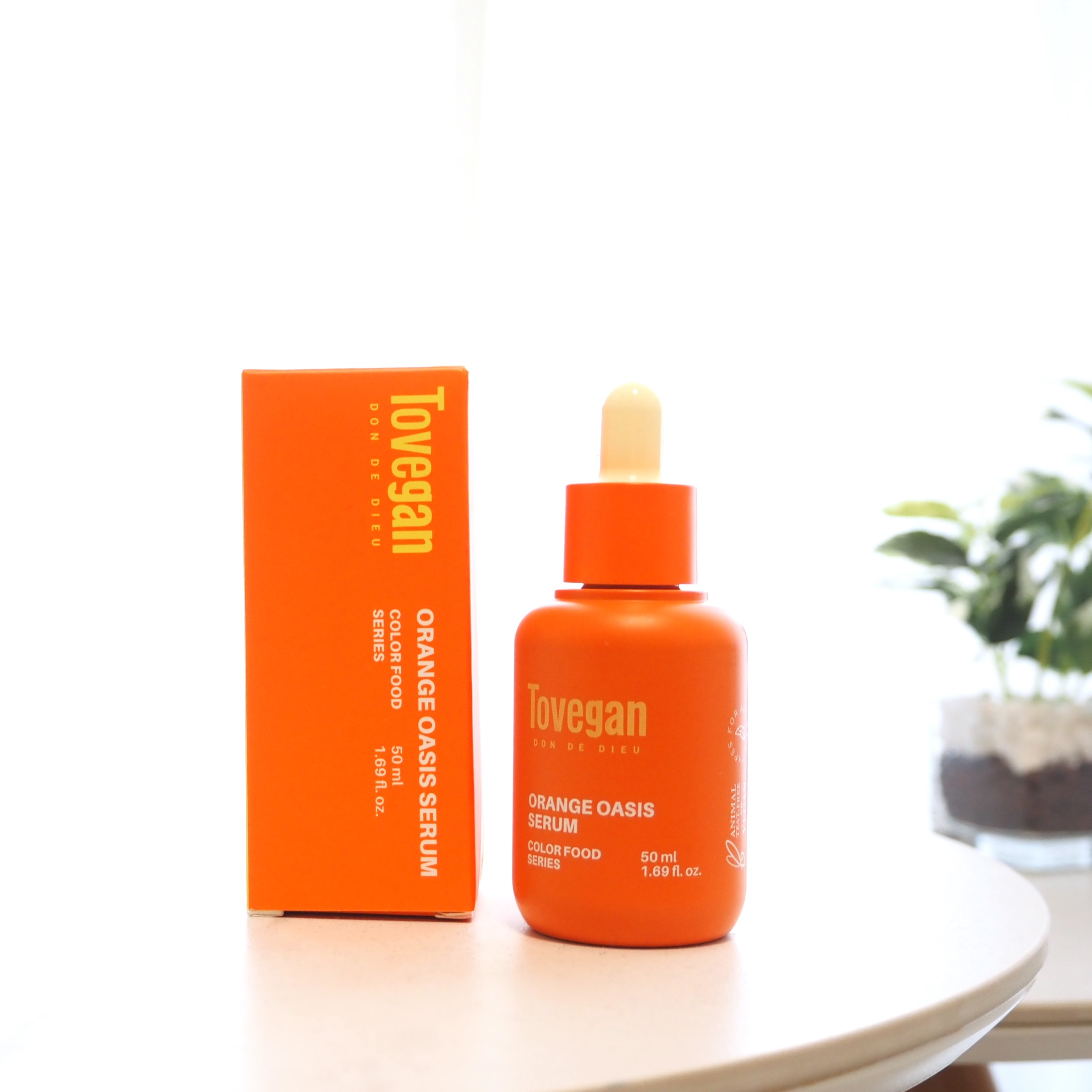 カラーフードシリーズオレンジオアシスセラム/Tovegan/美容液を使ったクチコミ（2枚目）