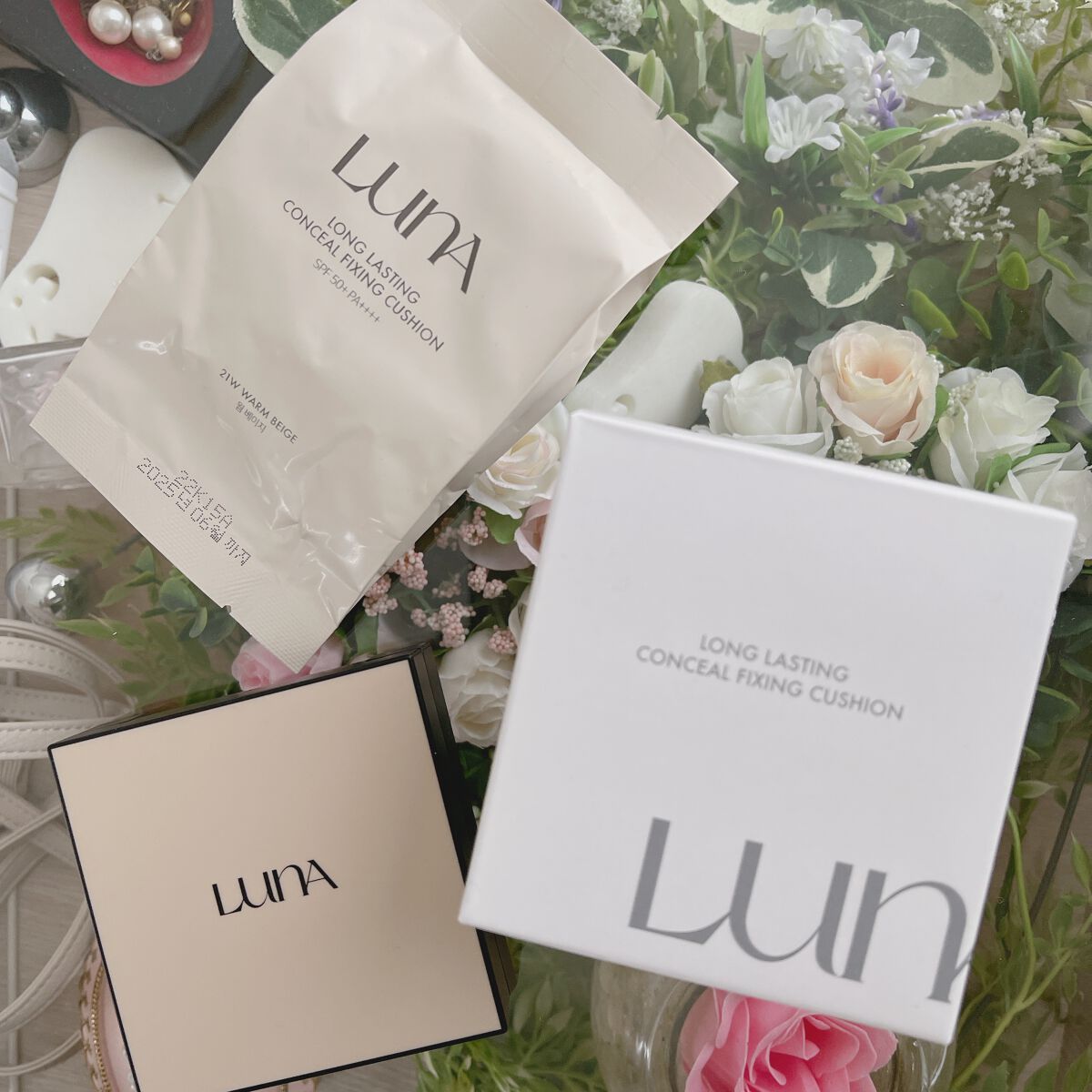  ロングラスティングコンシールフィクシングクッション /LUNA/クッションファンデーションを使ったクチコミ（1枚目）