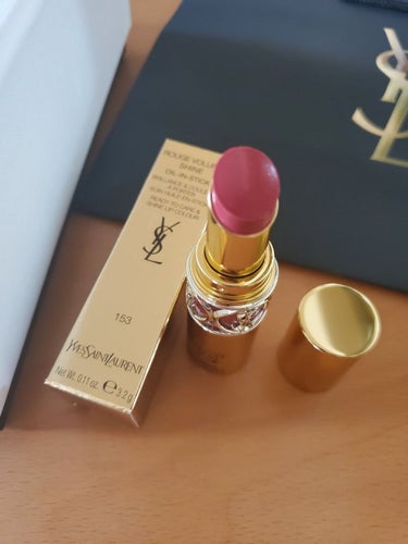 ルージュ ヴォリュプテ シャイン No.153 ロゼ ダンテル/YVES SAINT LAURENT BEAUTE/口紅を使ったクチコミ（1枚目）