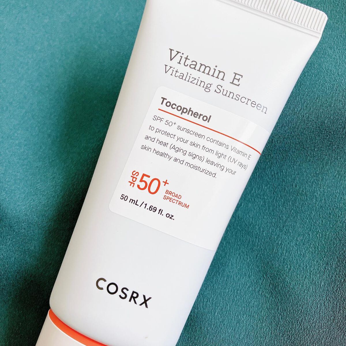 ビタミンEバイタライジングUVクリーム　SFP50＋/COSRX/日焼け止めクリームを使ったクチコミ（2枚目）