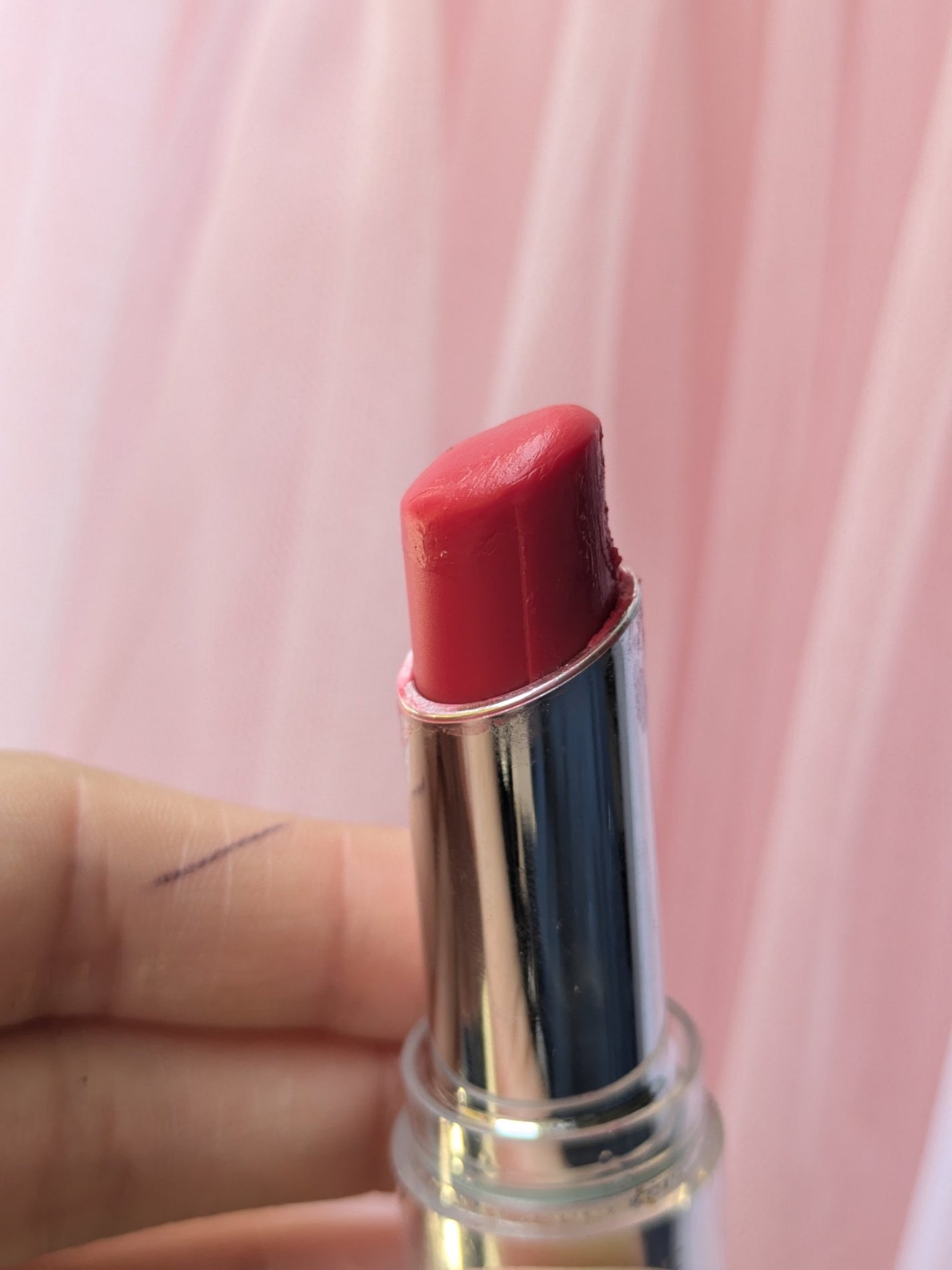 ラスティンググロスリップ/CEZANNE/口紅を使ったクチコミ(3枚目)