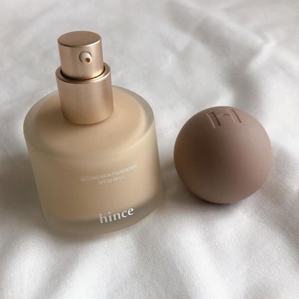 セカンドスキンファンデーション/hince/リキッドファンデーションを使ったクチコミ(2枚目)