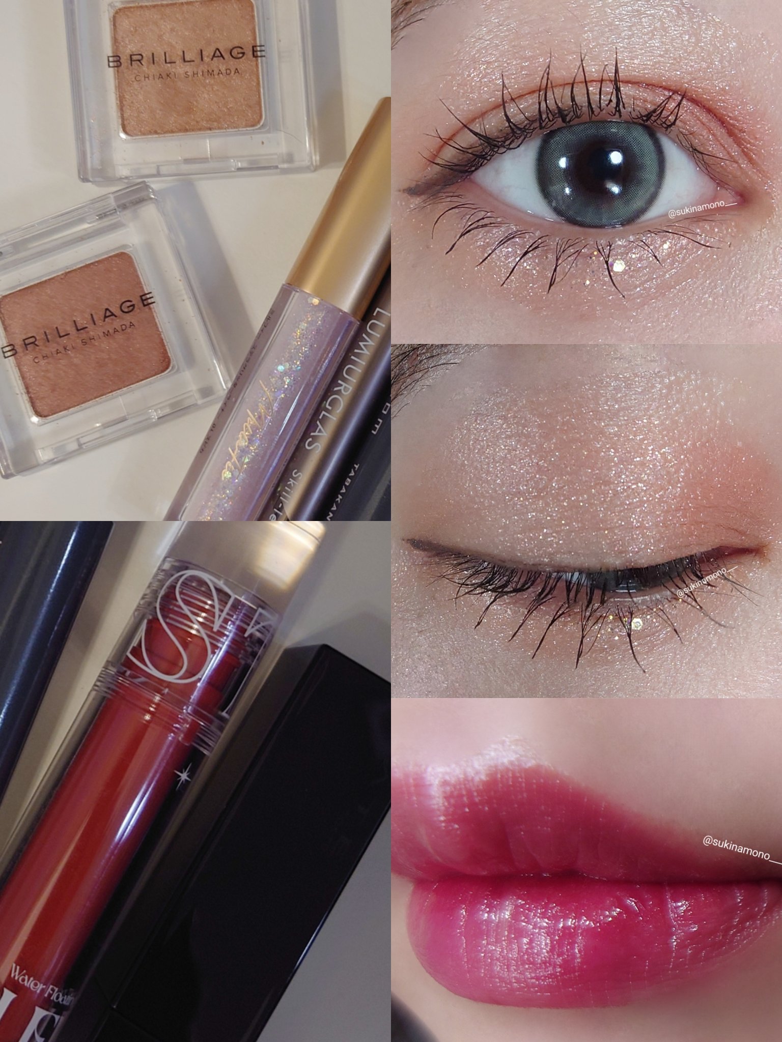 ステラグリッターライナー 01 スピカ/MilleFée/グリッターを使ったクチコミ（2枚目）