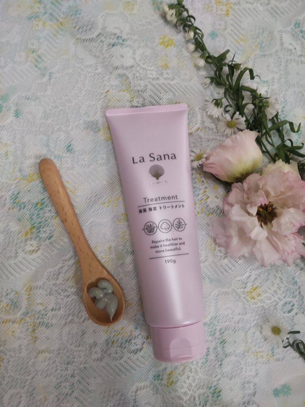 ラサーナ 海藻 海泥 シャンプー/トリートメント/ラサーナ/市販シャンプーを使ったクチコミ(5枚目)