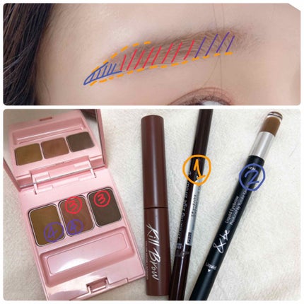 ドローイング アイブロウ ペンシル/ETUDE/アイブロウペンシルを使ったクチコミ(4枚目)