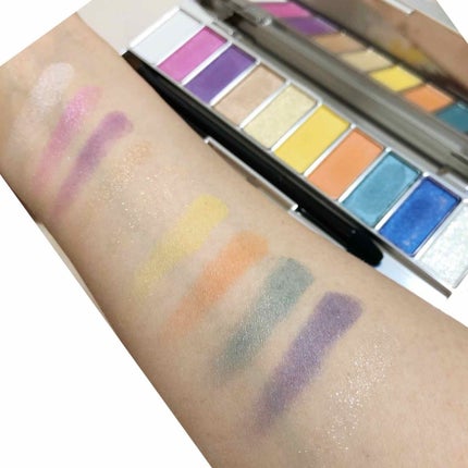 ザ ライティングカラーアイズ/LUNASOL/アイシャドウパレットを使ったクチコミ(2枚目)