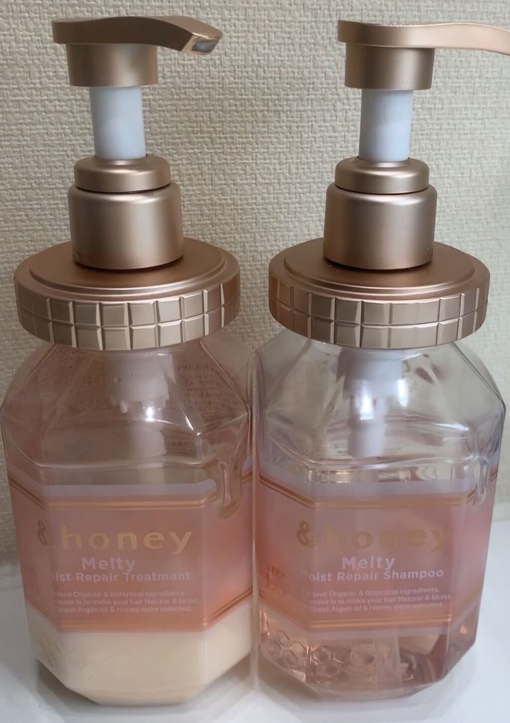 &honey Melty モイストリペア シャンプー1.0／モイストリペア ヘアトリートメント2.0/&honey/市販シャンプーを使ったクチコミ（1枚目）