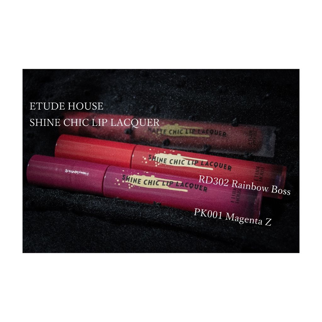 シャインシックリップラッカー/ETUDE/リップグロスを使ったクチコミ(1枚目)