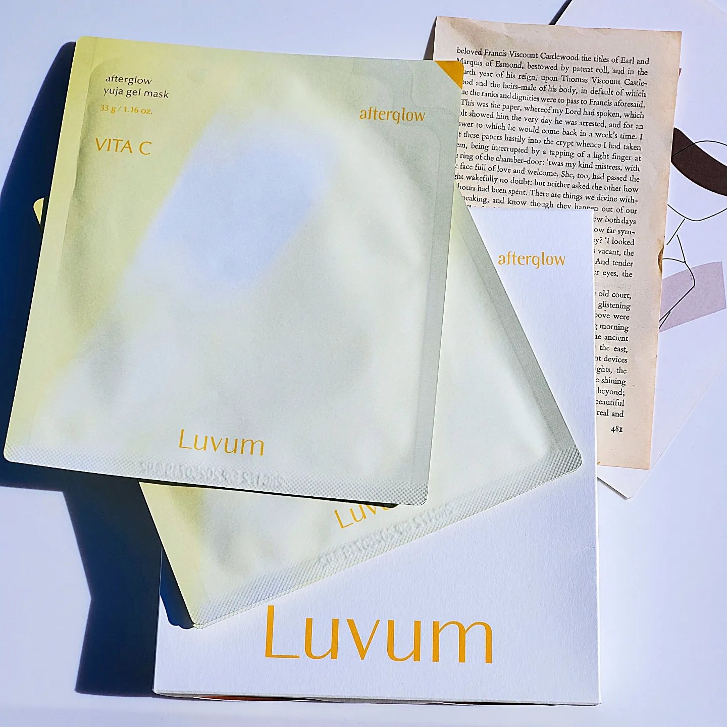 ラビューム アフターグロウ ゆずゲルマスク/Luvum/シートマスク・パックを使ったクチコミ（1枚目）