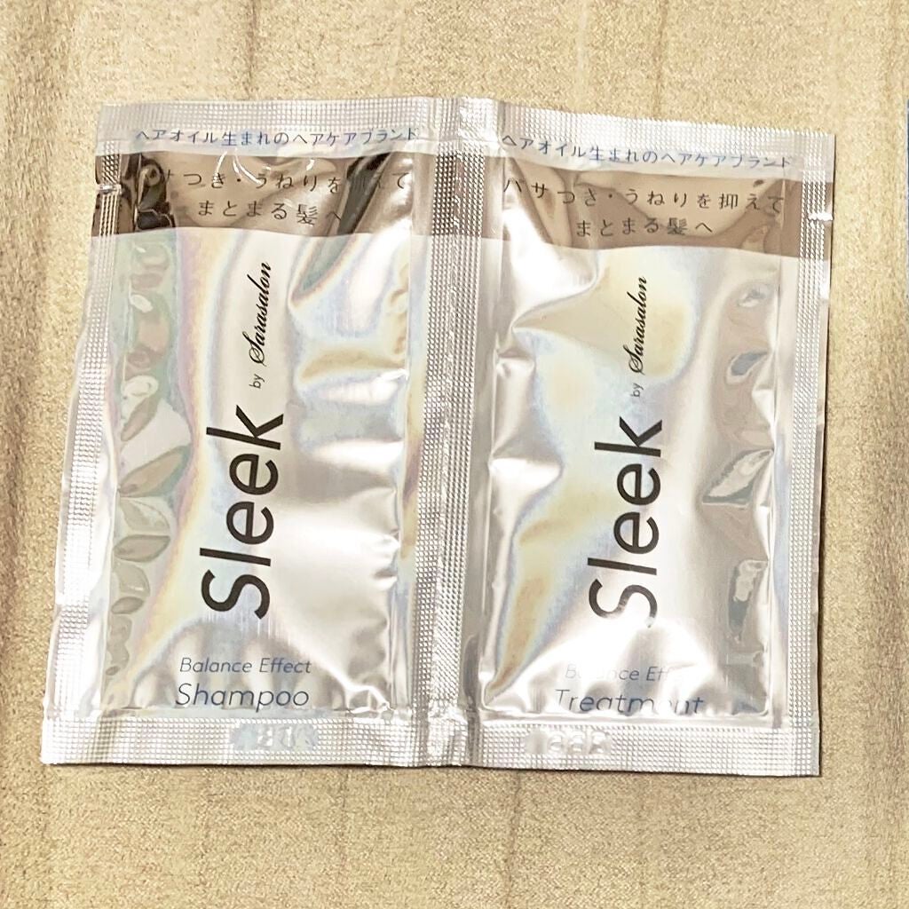 バランスエフェクトシャンプー/トリートメント/スリーク by サラサロン/市販シャンプーを使ったクチコミ(1枚目)