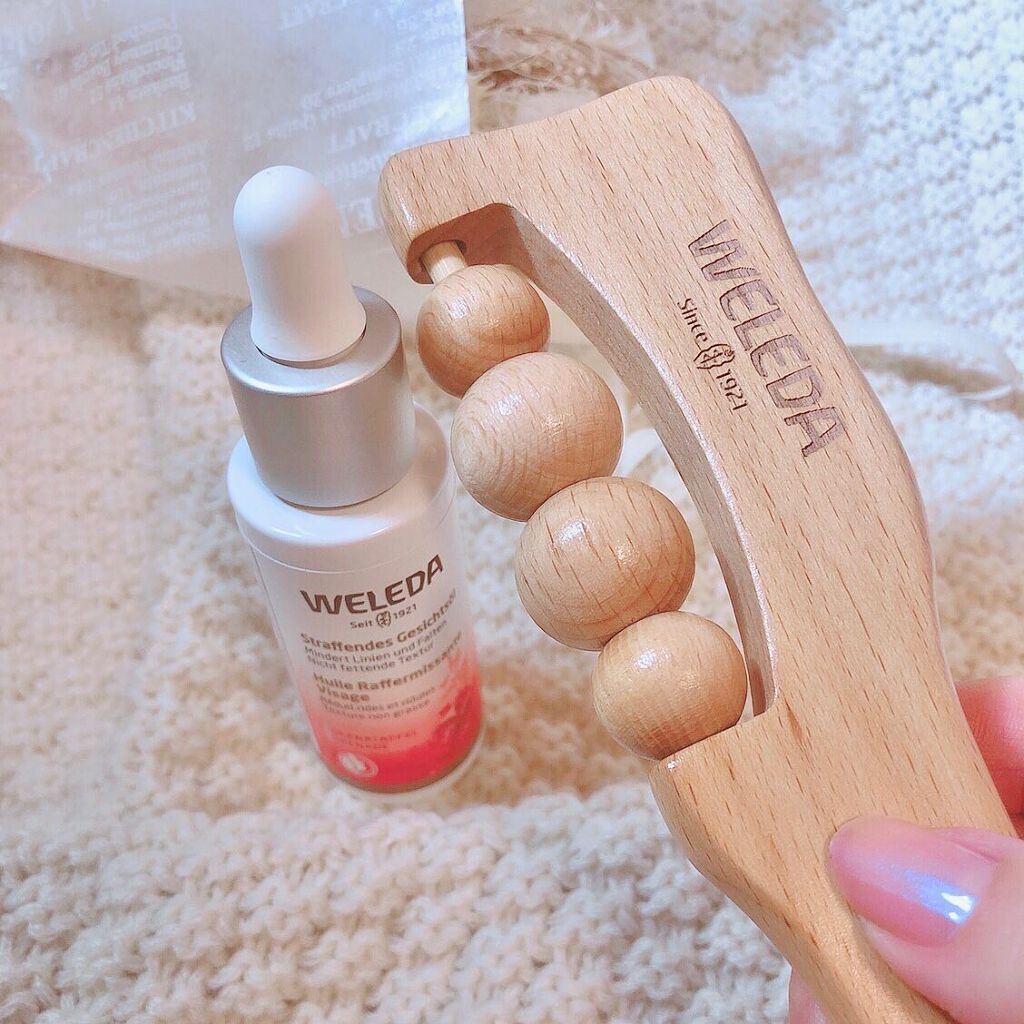 ざくろ フェイシャルオイル/WELEDA/フェイスオイルを使ったクチコミ(4枚目)