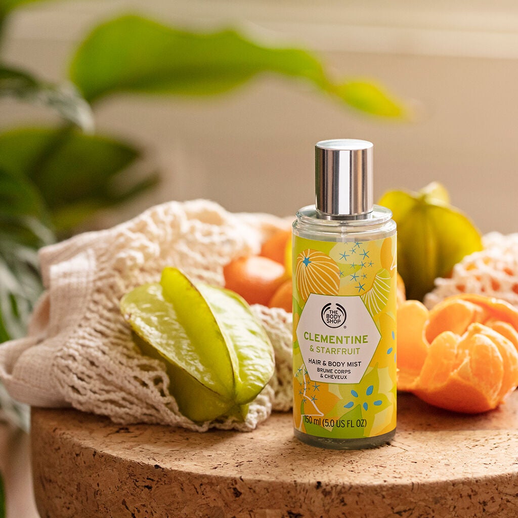 ヘア&ボディミスト クレメンタイン&スターフルーツ/THE BODY SHOP/香水を使ったクチコミ(1枚目)