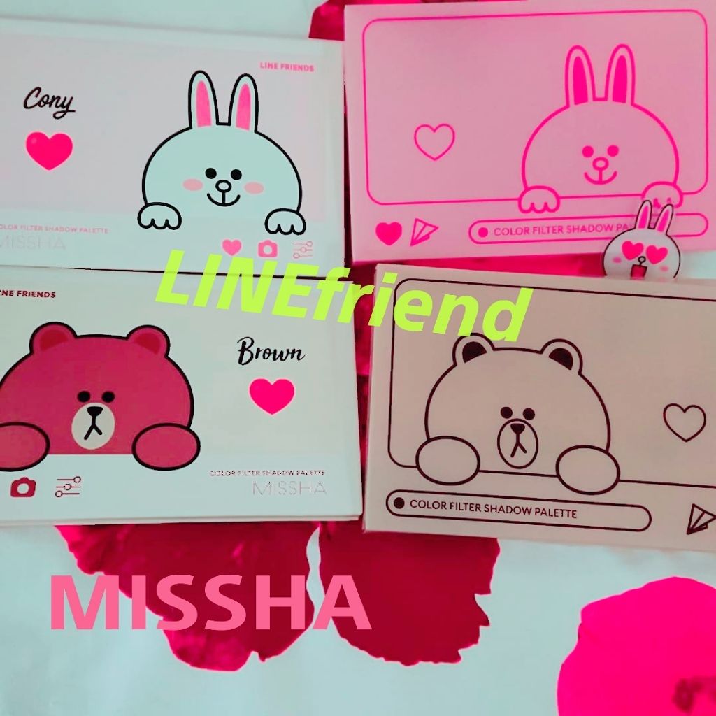 カラーフィルターシャドウパレット(ラインフレンズエディション)/MISSHA/アイシャドウパレットを使ったクチコミ(1枚目)