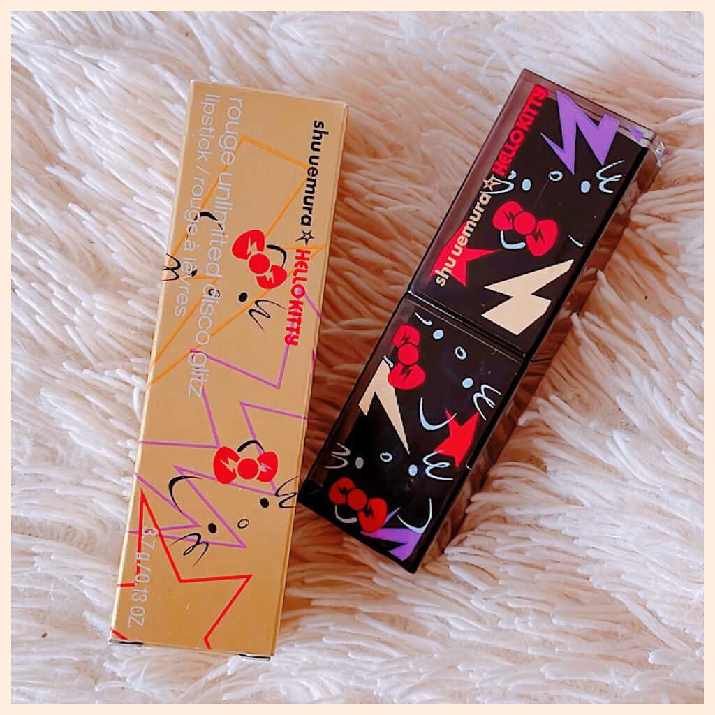 ルージュ アンリミテッド ディスコ グリッツ ダズリングヌード/shu uemura/口紅を使ったクチコミ（1枚目）