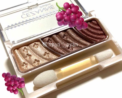 トーンアップアイシャドウ/CEZANNE/アイシャドウパレットを使ったクチコミ(3枚目)