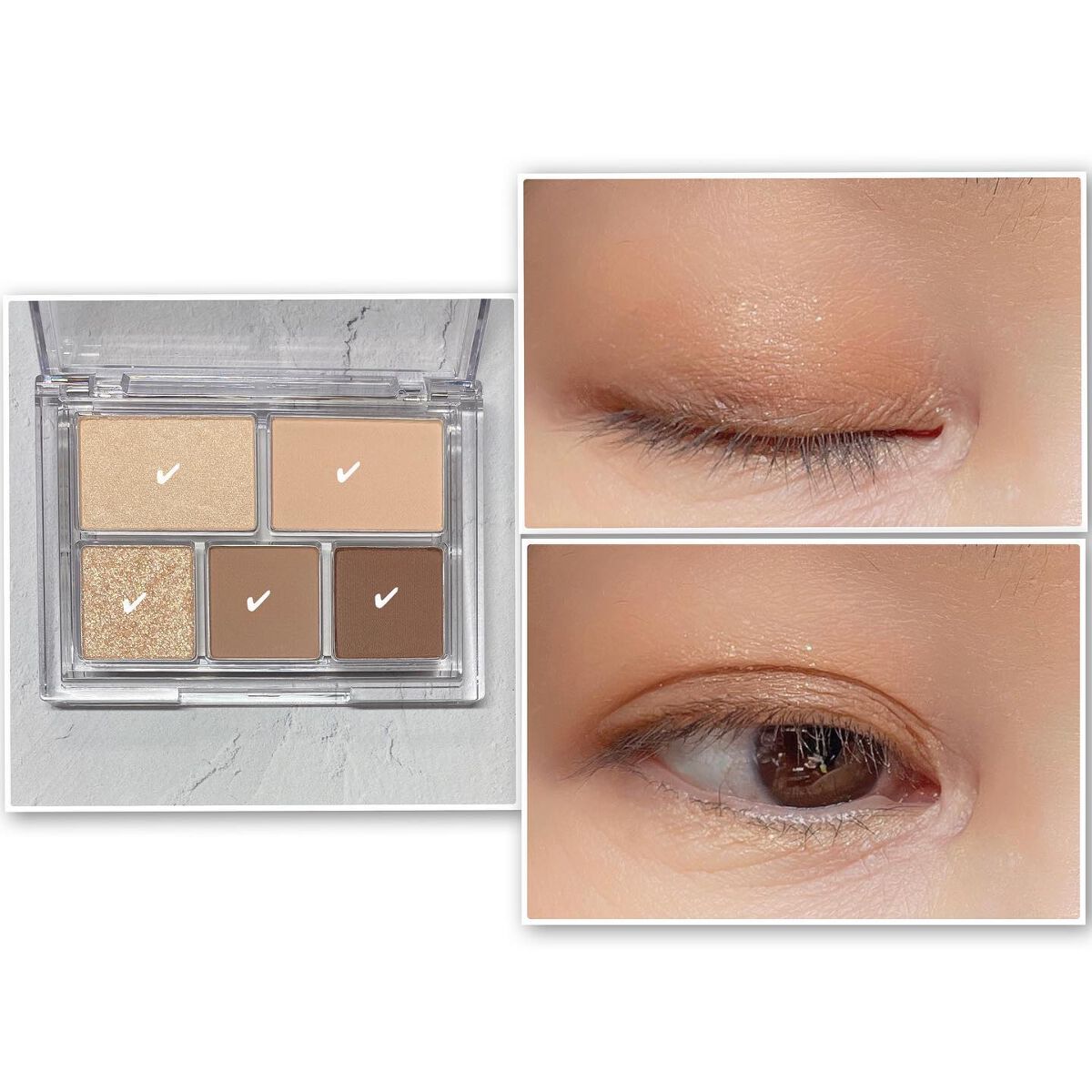 アイドレスシャドーパレット/TIRTIR(ティルティル)/アイシャドウパレットを使ったクチコミ(5枚目)