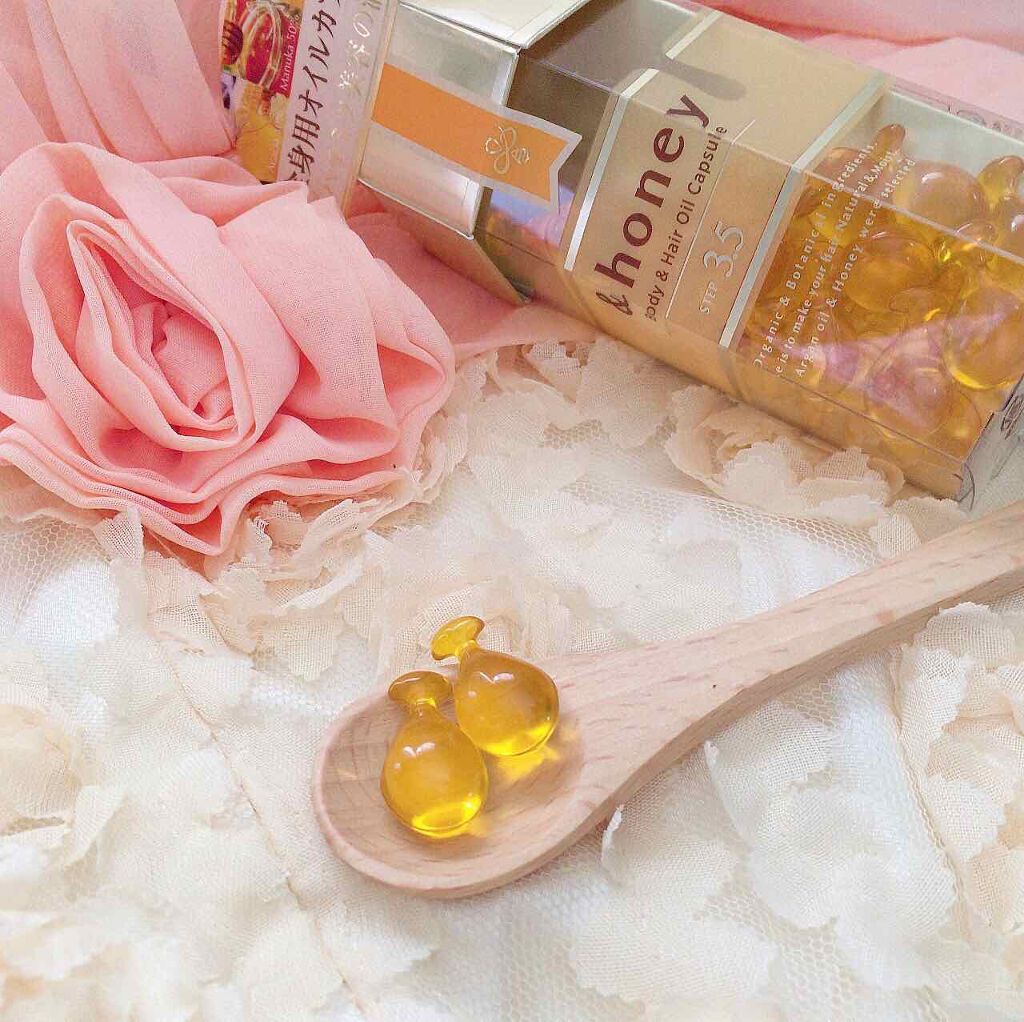 ボディ＆ヘア オイルカプセル 3.5/&honey/ヘアオイルを使ったクチコミ（1枚目）