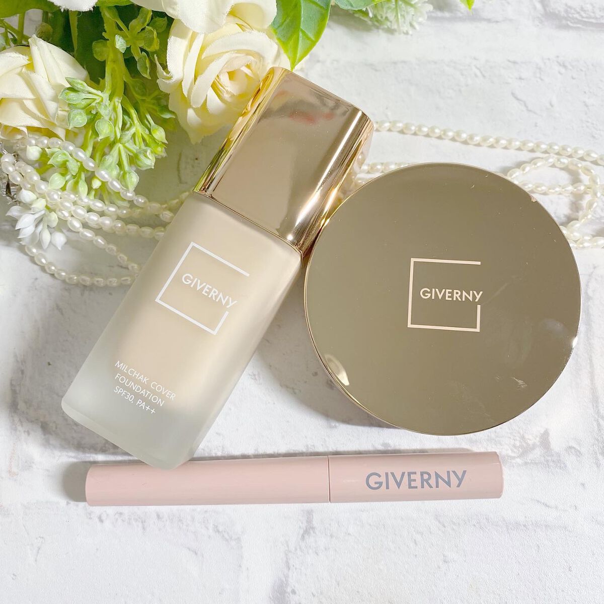 密着カバーファンデーション/GIVERNY/リキッドファンデーションを使ったクチコミ(1枚目)