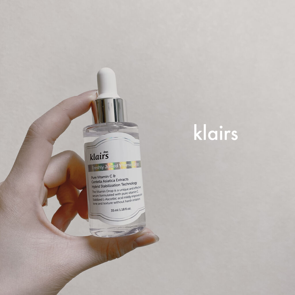 フレッシュリージュースドビタミンドロップ(35ml)/Klairs/美容液を使ったクチコミ（1枚目）