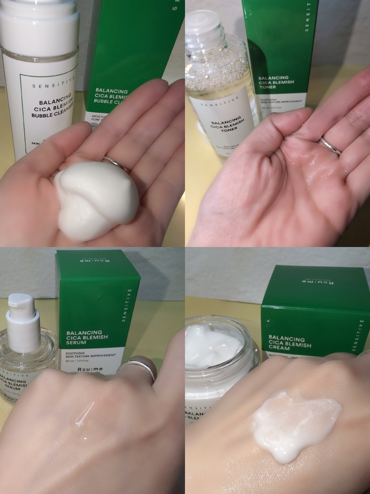 バランシングシカブレミッシュバブルクレンザー/Roume/泡洗顔を使ったクチコミ（3枚目）