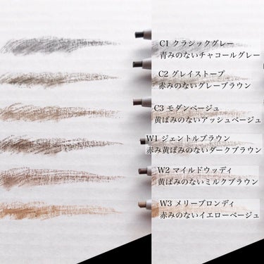 rom&nd HAN ALL SHARP BROWのクチコミ「New🤩!!✨ロムアンドのアイブロウペンシル😍💓
粉飛びしないパウダーとシャープなスクリューブ.....」（2枚目）