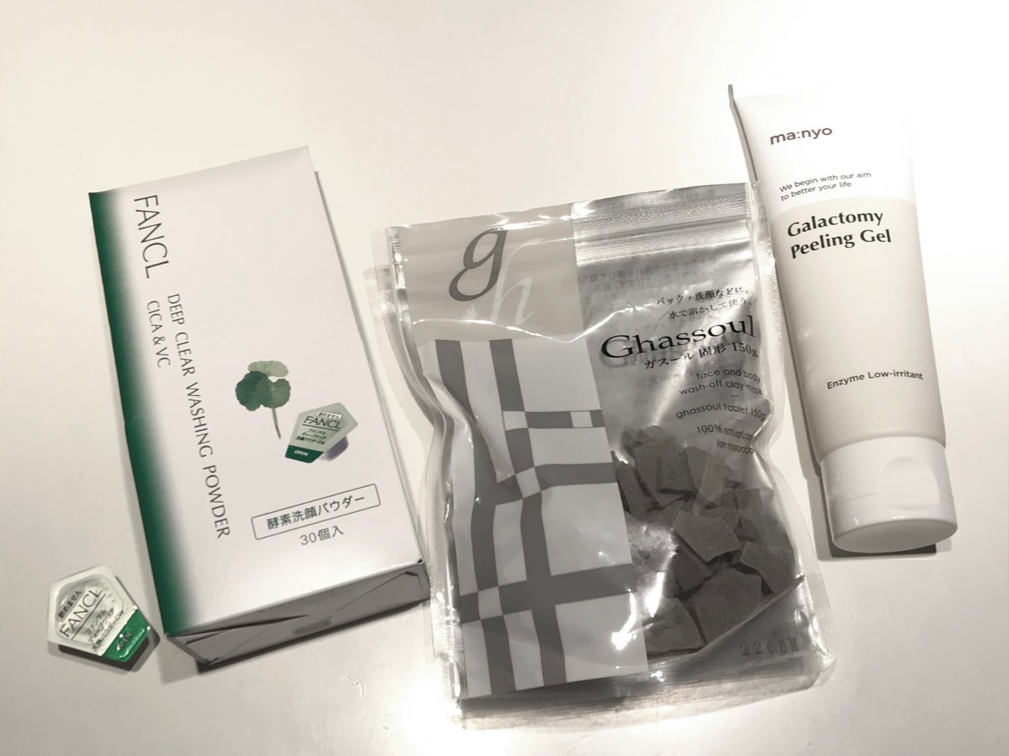 ガスール固形/ナイアード/洗顔フォームを使ったクチコミ(1枚目)