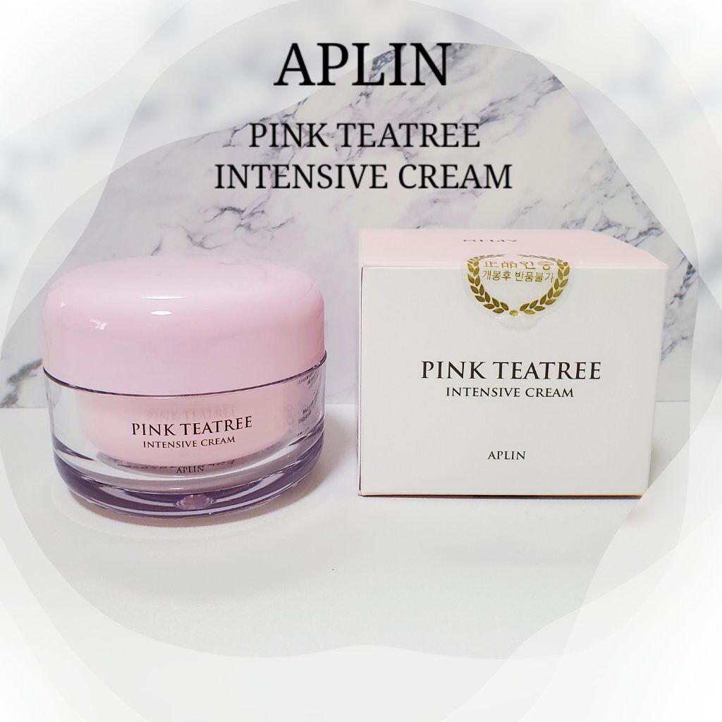 ピンクティーツリークリーム/APLIN/フェイスクリームを使ったクチコミ（1枚目）