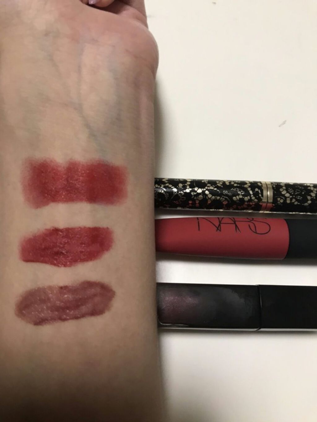 パッションリップ クリームトゥパウダー マットリップペン/DOLCE&GABBANA BEAUTY/口紅を使ったクチコミ（2枚目）