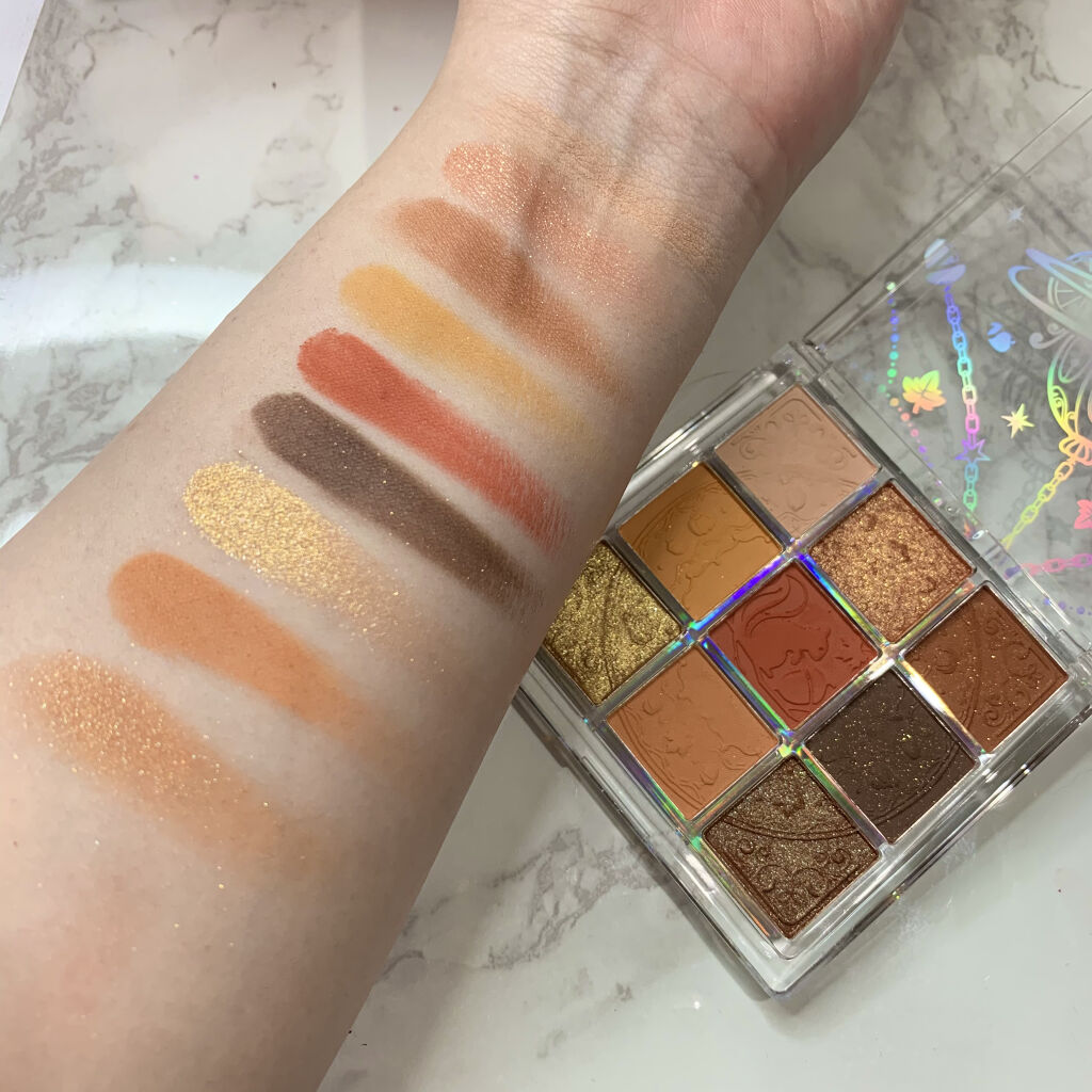 クォーツ 9色アイシャドウパレット(ドリームランドアイシャドウ)/ZEESEA/アイシャドウパレットを使ったクチコミ（3枚目）