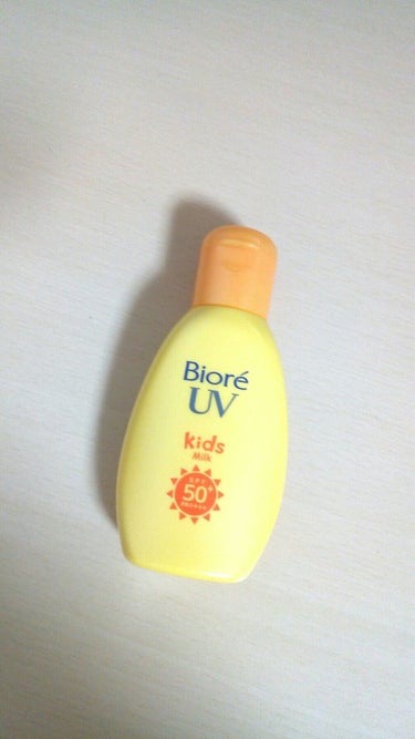 ビオレUV のびのびキッズミルク SPF50+/ビオレ/日焼け止め・UVケアを使ったクチコミ（1枚目）