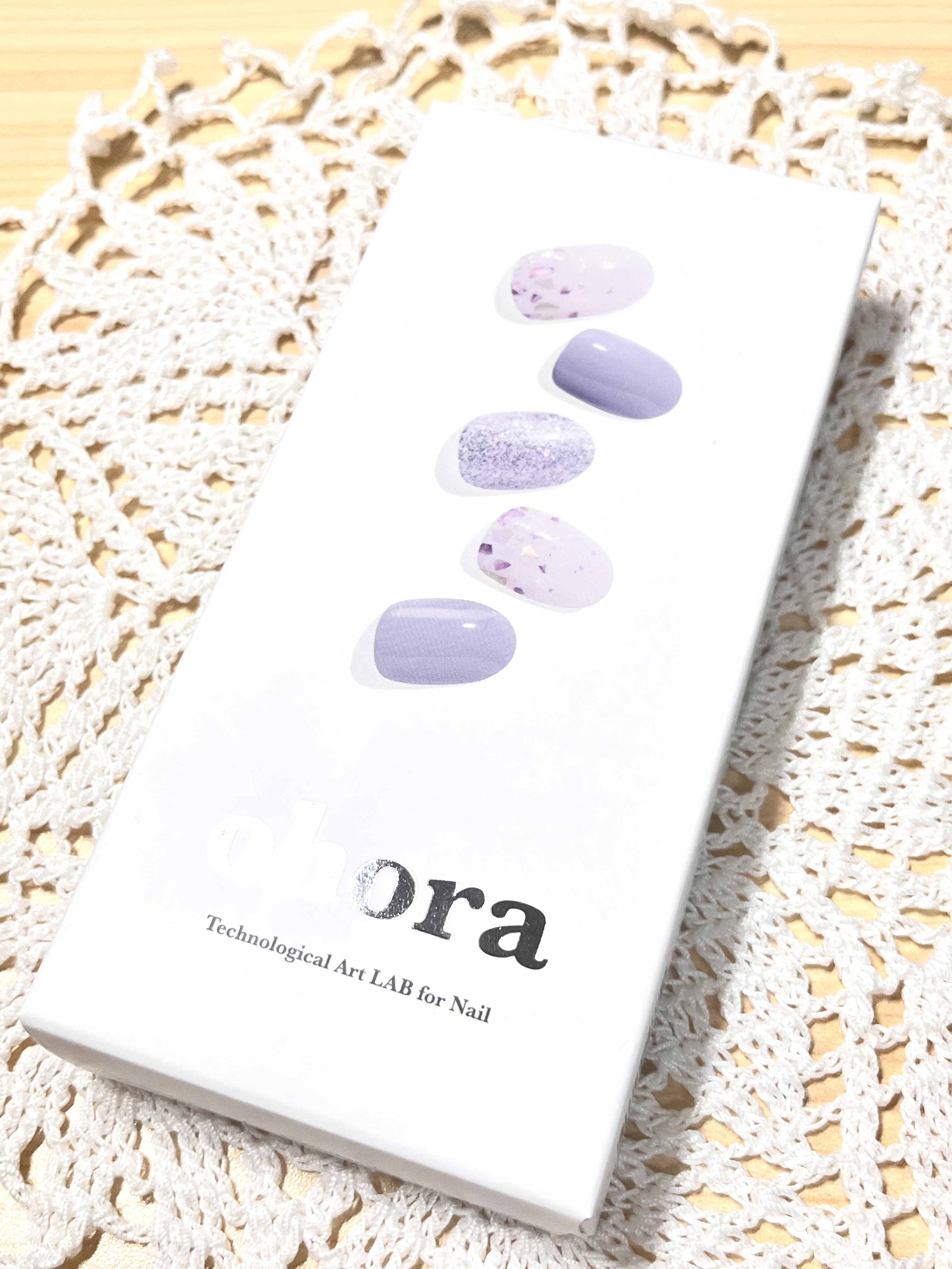 セミキュアジェルネイル（ハンド） ND-196 N Afterglow (Spring Melody Collection)/ohora/ネイルシールを使ったクチコミ（2枚目）