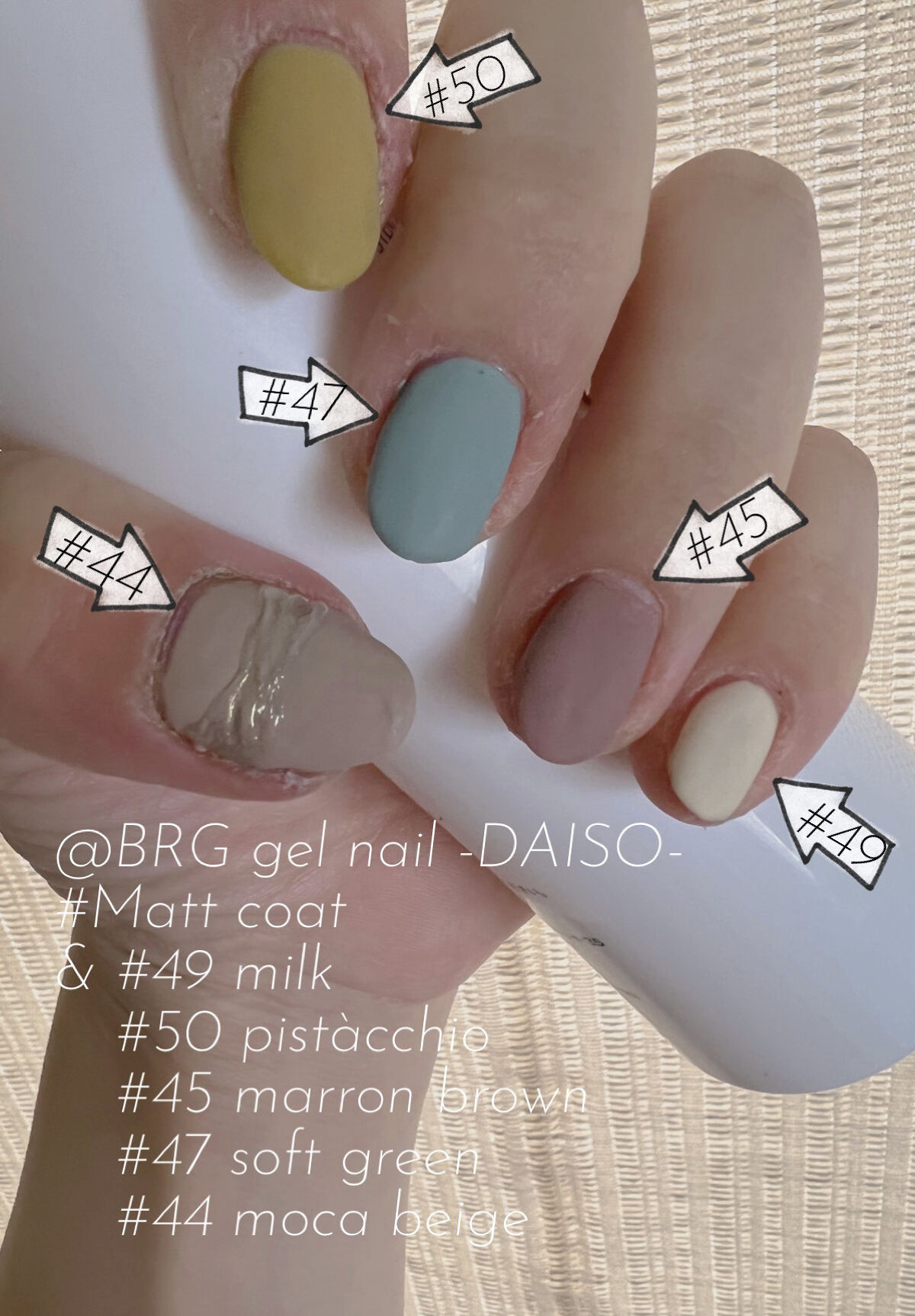 BRG ジェルネイル/DAISO/ジェルネイルを使ったクチコミ（1枚目）