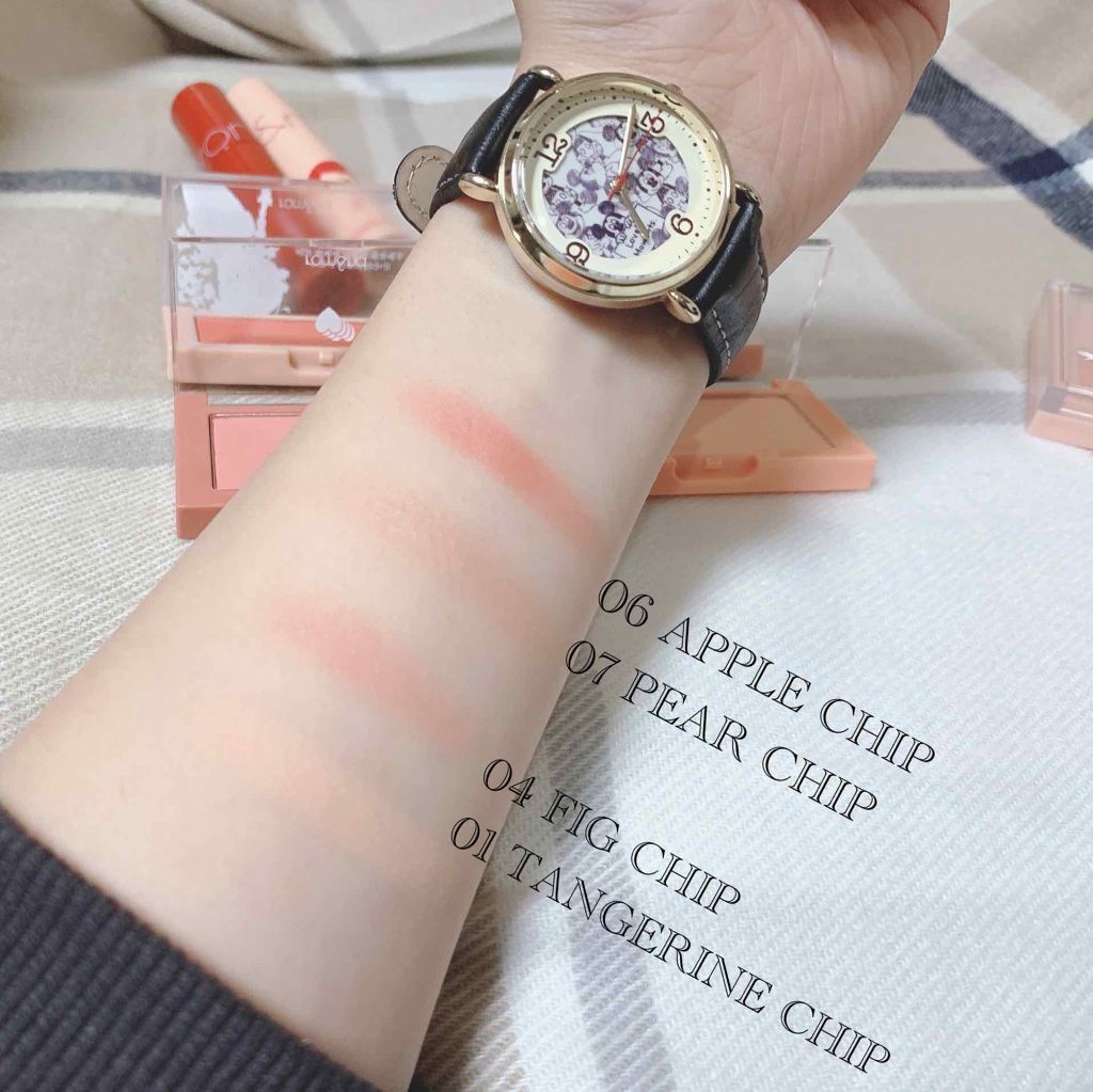 ジューシーラスティングティント/rom&nd/リップティントを使ったクチコミ(3枚目)