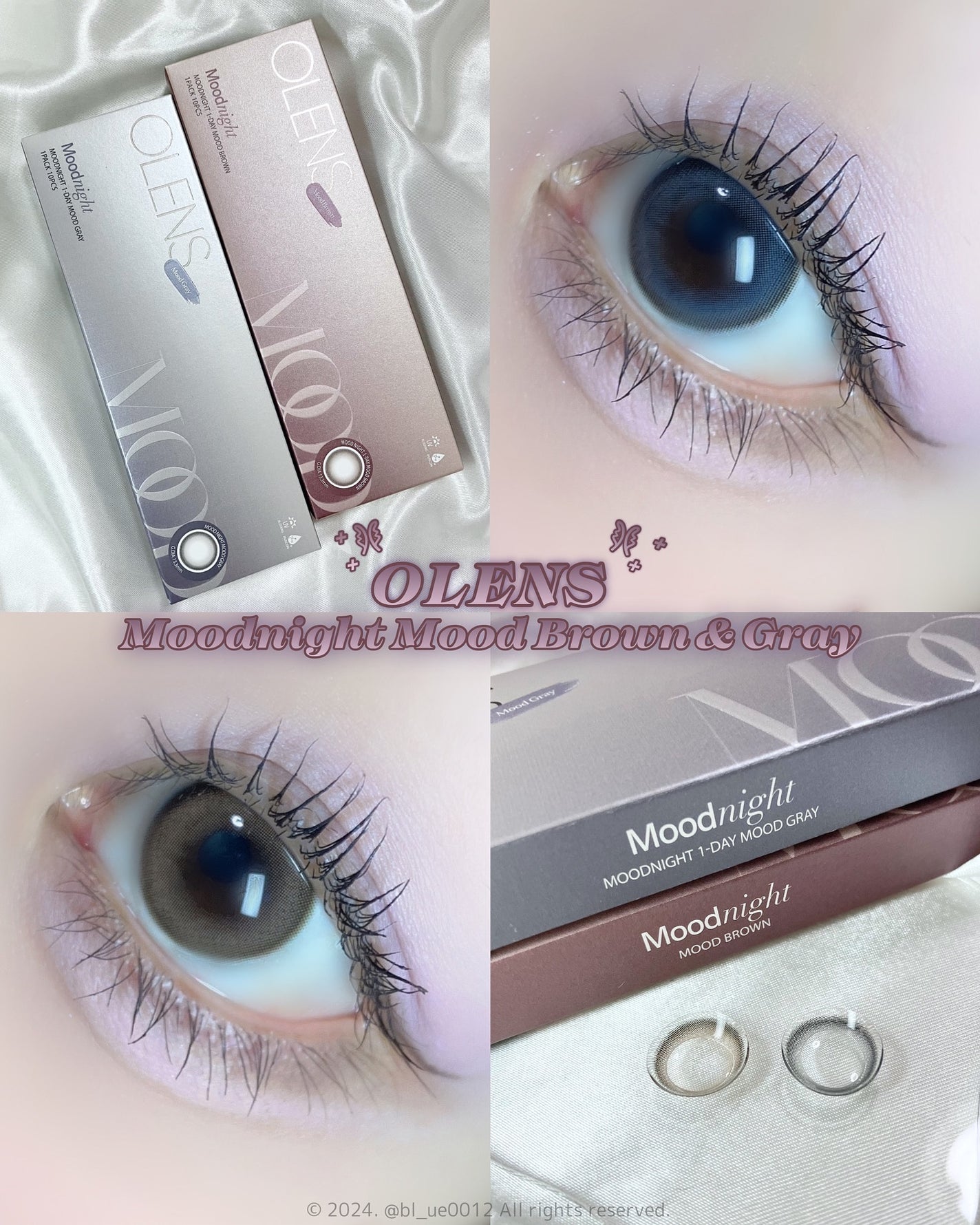 Moodnight 1day/OLENS/カラーコンタクトレンズを使ったクチコミ(1枚目)