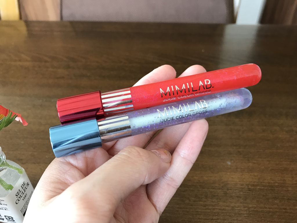 ジューシーポップカラーグロス ソーダポップブルー/ミミラボ/リップグロスを使ったクチコミ（1枚目）