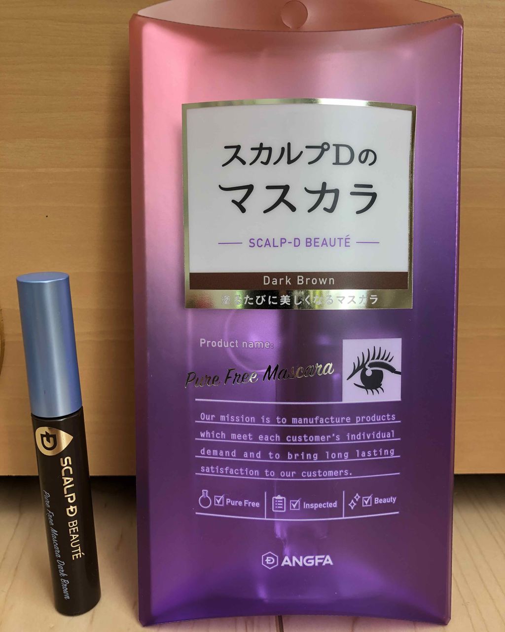 スカルプD ボーテ ピュアフリーマスカラ(ロング)/アンファー(スカルプD)/マスカラを使ったクチコミ（1枚目）