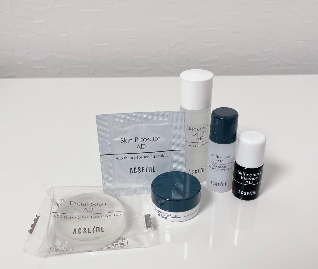 スキンケアプログラム AD/ACSEINE/トライアルキットを使ったクチコミ(1枚目)