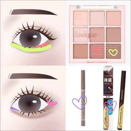 ラスティングリキッドライナー/キャンメイク/リキッドアイライナーを使ったクチコミ(2枚目)