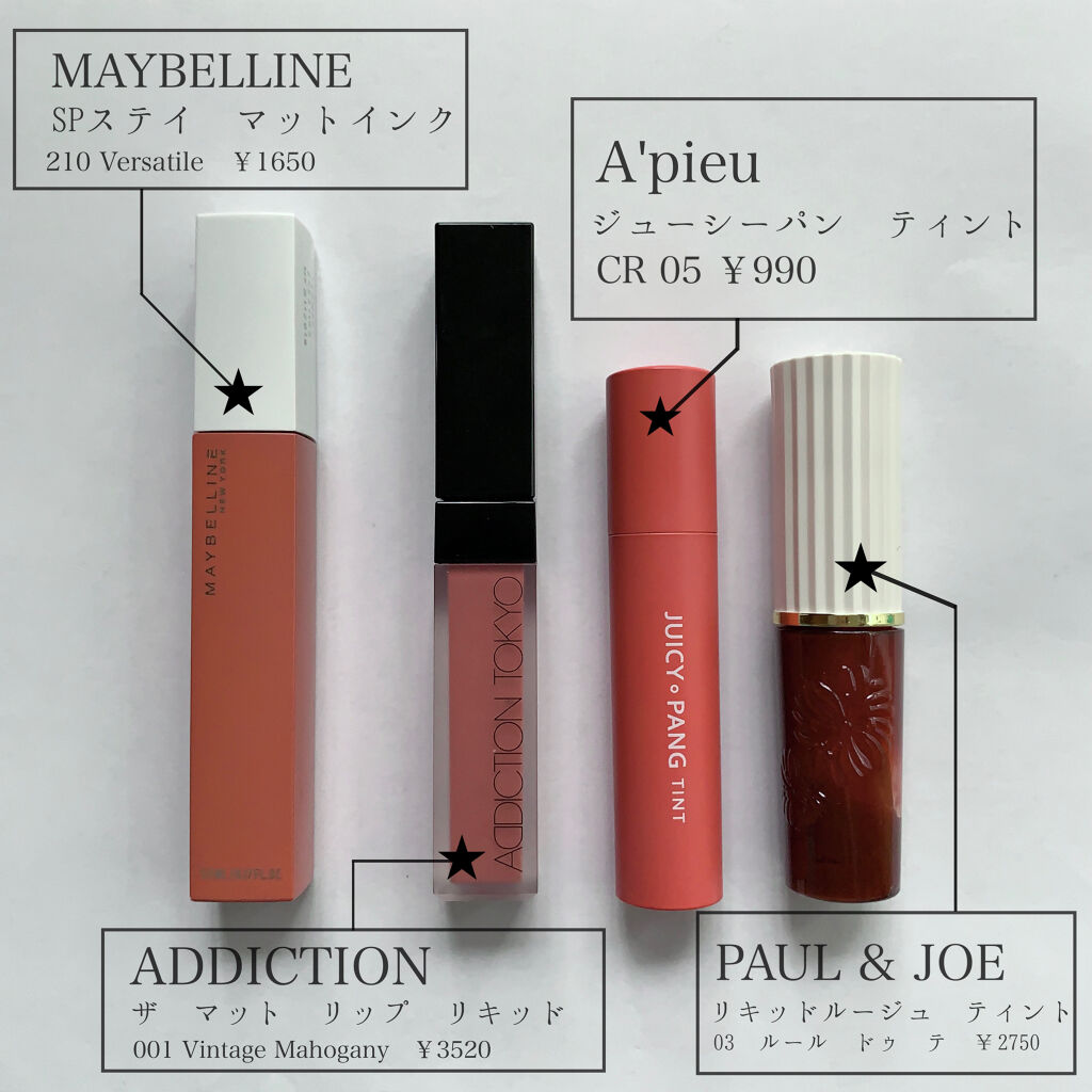 リキッドルージュ ティント(1/5新発売)/PAUL & JOE BEAUTE/リップティントを使ったクチコミ（2枚目）